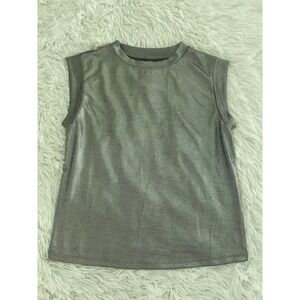 Porridge Anthropologie‎ silver SS shirt XXS